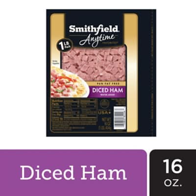 Smithfield Anytime Diced Ham (1 lbs)