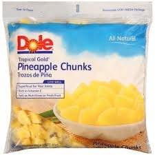 Frozen Dole - Chef Ready Pineapple Chunks - 5 lbs