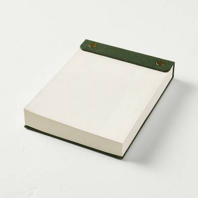 200pg Unruled Notepad Dark Green - Hearth & Hand™ with Magnolia