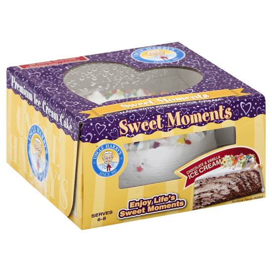 Uncle Harry's Sweet Moments Chocolate & Vanilla Ice Cream Cake (26 fl oz)