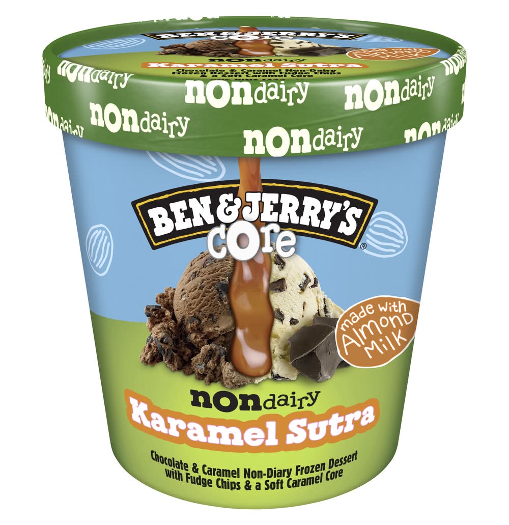 Ben & Jerry's Core Non-Dairy Frozen Dessert, Karamel Sutra (16 oz)