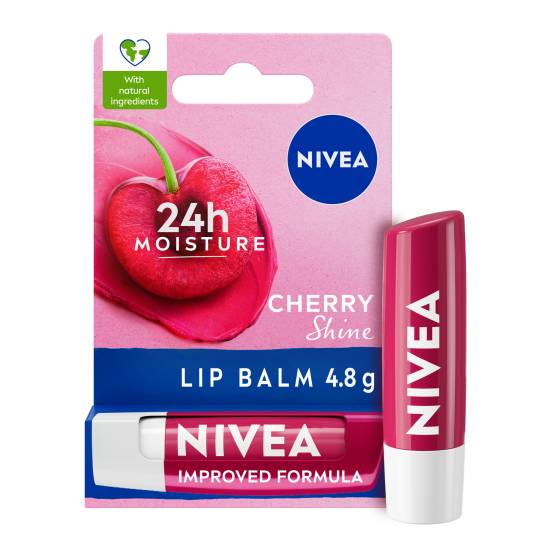 Nivea Cherry Shine Lip Balm 4g