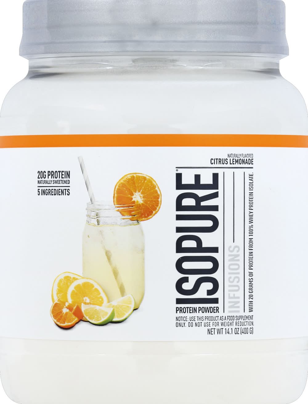 Nature's Best Citrus Lemonade Whey Protein Isolate Powder (14.1 oz)