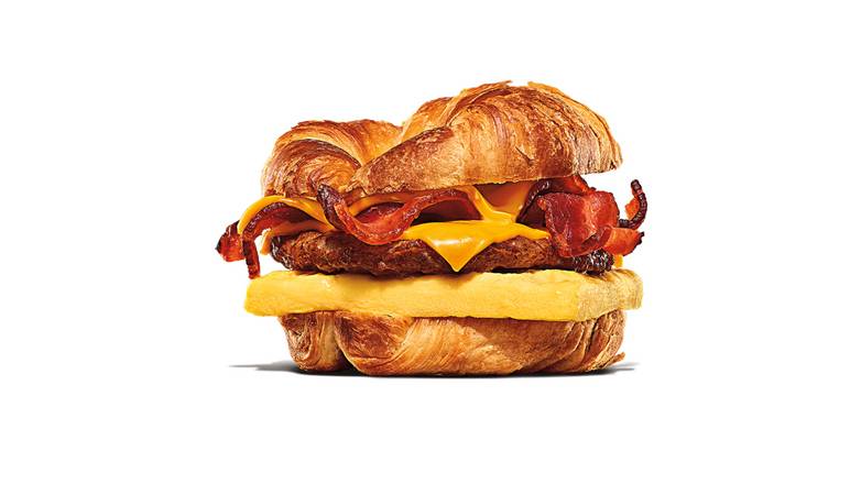 Bacon, Sausage, Egg, & Cheese Croissan'wich