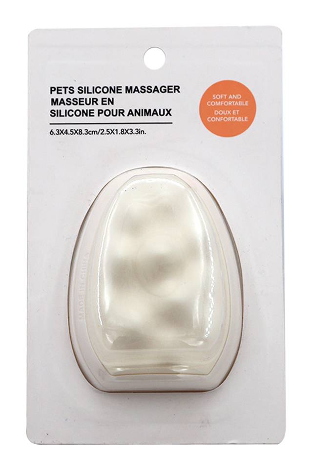 Miniso · Cepillo masajeador de silicón para mascotas (300 g)