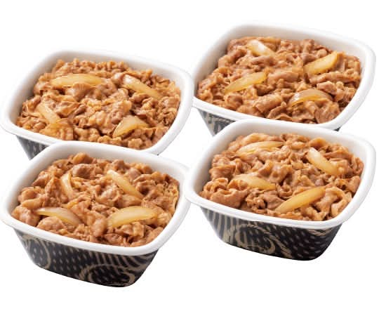 牛丼（並盛）4個セット