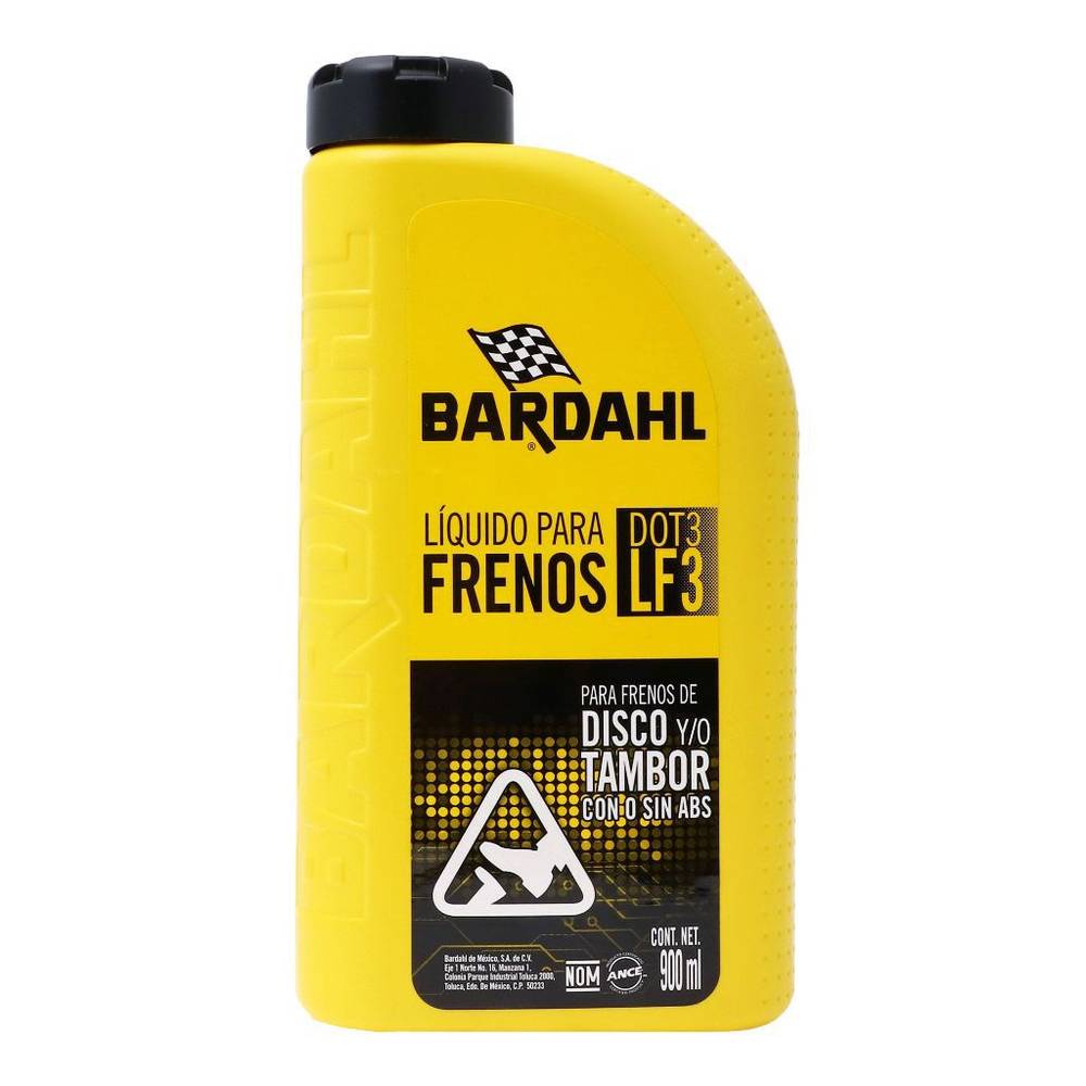 Bardahl líquido para frenos bardahl dot3 lf 3 900 ml