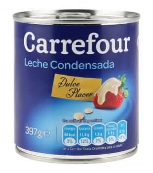 Leche condensada Carrefour 397 g.