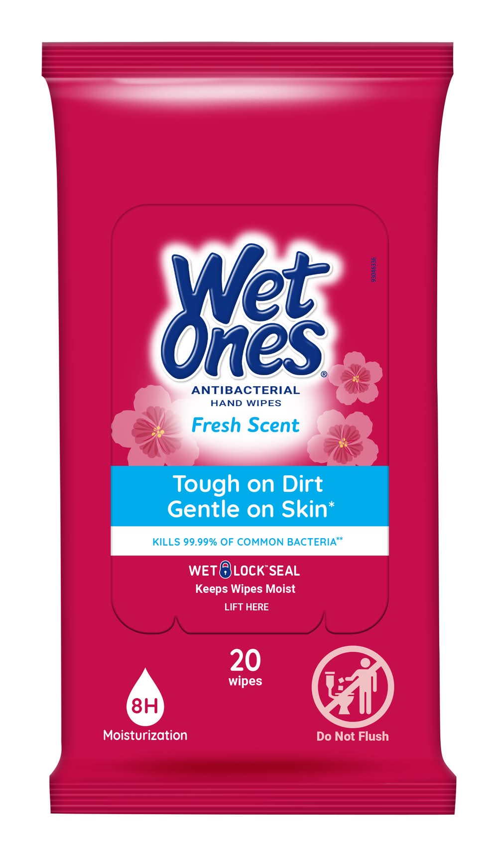 Wet Ones Antibacterial Hand Wipes Travel pack, Fresh (20 ct)