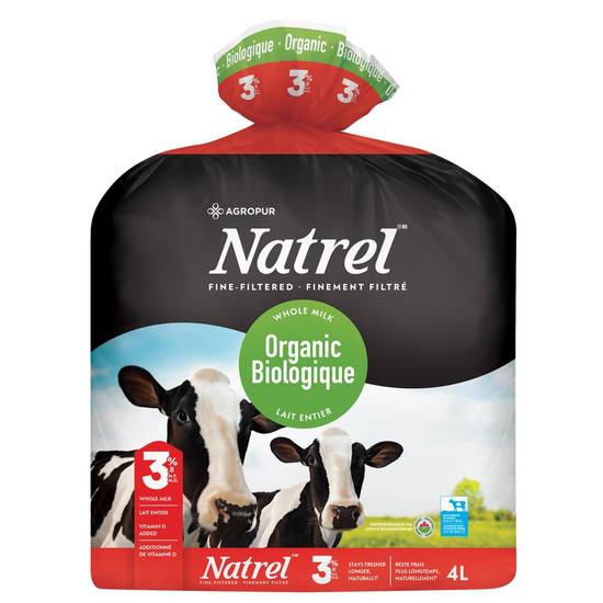 Natrel Organic 3.8% Homogenized Milk (4 L)