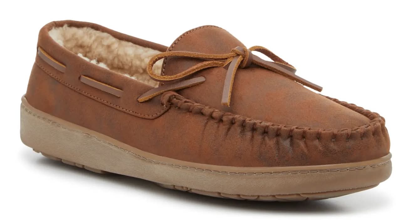 Minnetonka Trevor Slipper - Men's (Brown Medium - 12)