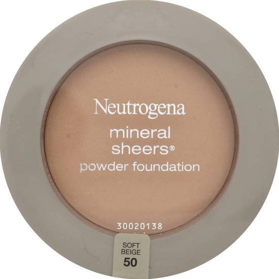 Neutrogena Mineral Sheers 50 Soft Beige Powder Foundation (0.3 oz)