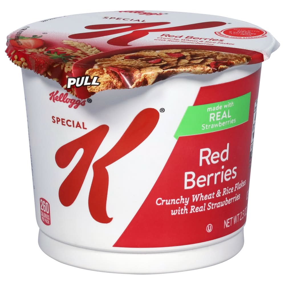 Special K Red Berries Crunchy Wheat Flakes With Real Strawberries Cereal (2.5 oz)