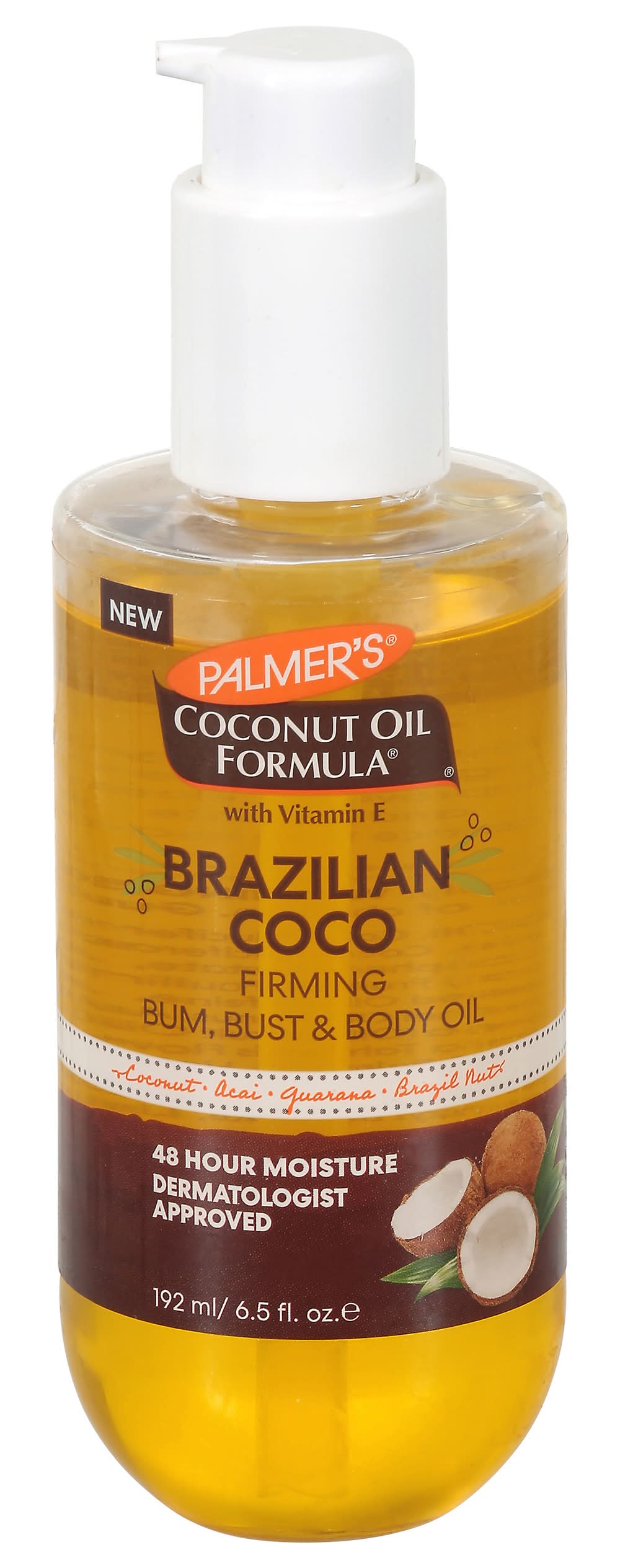 Palmer's Brazilian Coco Firming Body Oil, Coconut (6.5 fl oz)