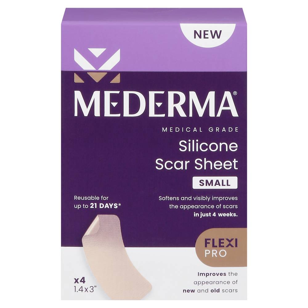 Mederma Small Silicone Scar Sheet (4 ct)