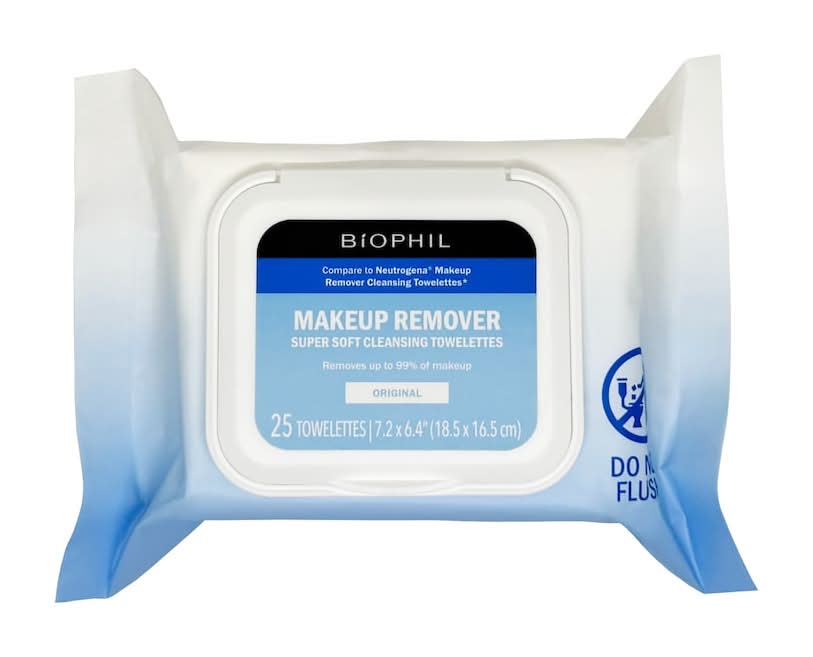 Biophil Makeup Remover Super Soft Cleansing Towelettes (25 ct)