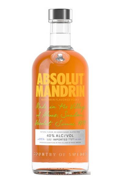 Absolut Mandrin Flavored Vodka (750 ml)