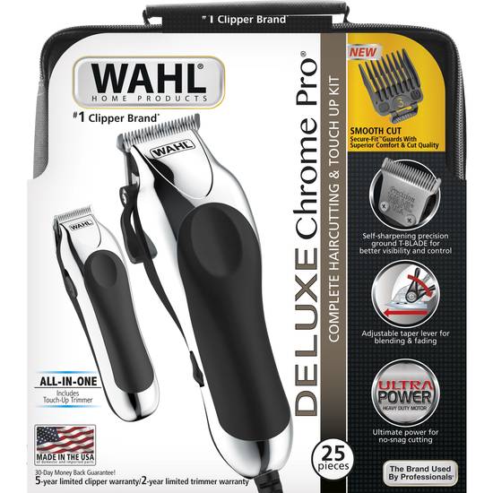 Wahl Deluxe Chrome Pro Haircutting Kit Complete (1 ct)