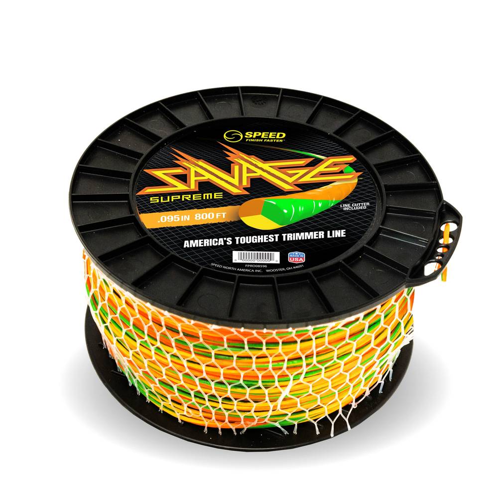 SPEED Savage Supreme 0.095-in x 800-ft Spooled Trimmer Line | FPRO08903