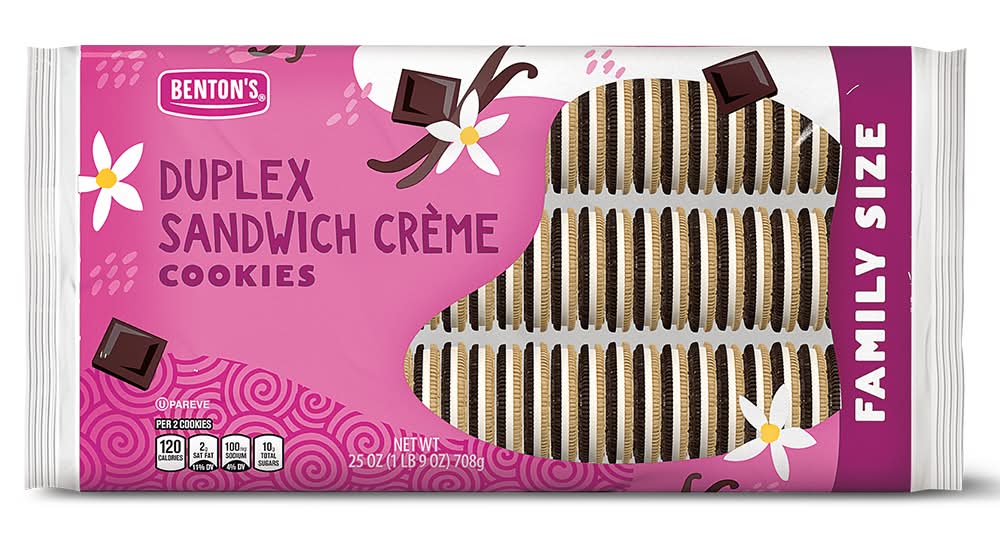 Benton's Duplex Sandwich Creme Cookies (25 oz)