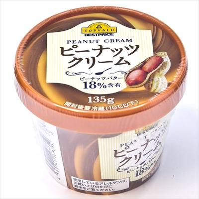 トップバリュ　ベストプライス　ピーナッツクリーム　１３５ｇ