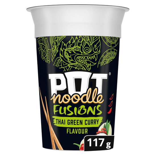 Pot Noodle 117g Thai Green Curr Potndlfus