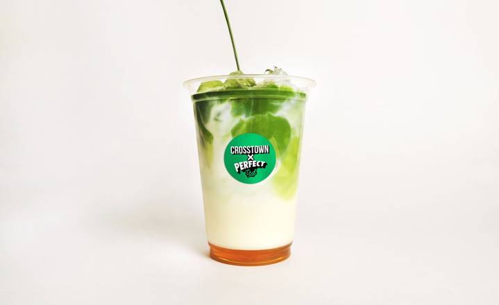 PerfectTed Iced Tongan Vanilla Bean Matcha Latte