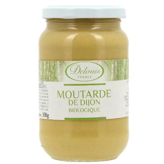 Moutarde extra forte lisse 350g  - DELOUIS - BIO