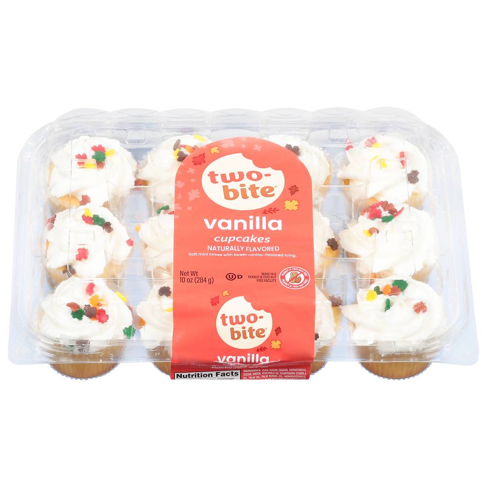 Two Bite Harvest Gold Mini Cupcakes (vanilla) (12 ct)