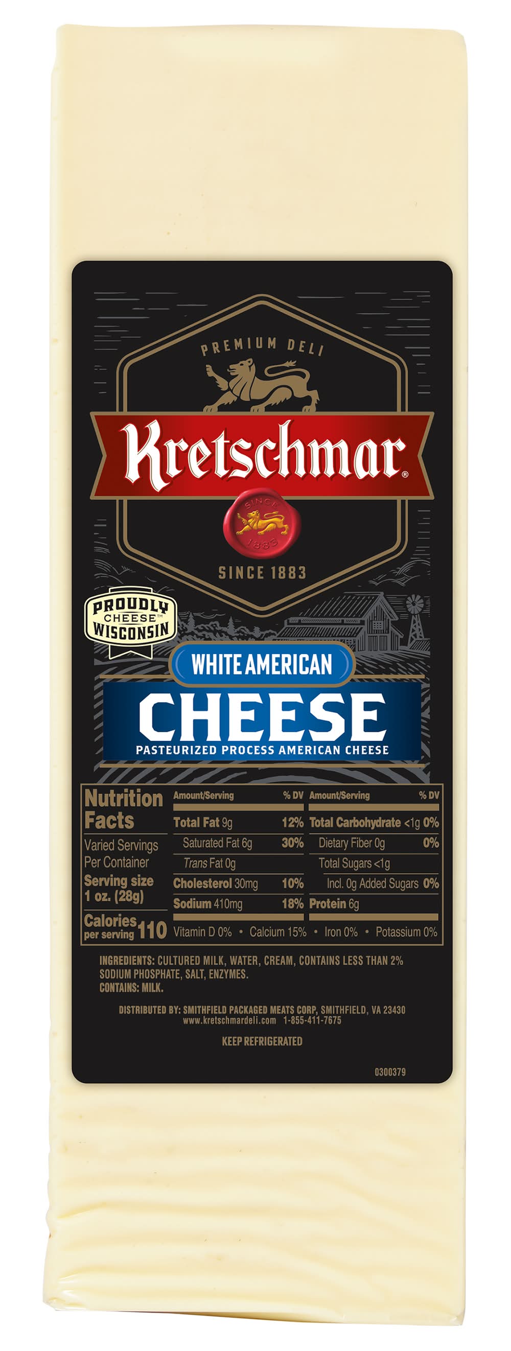 Kretschmar Old Fashioned White American Cheese