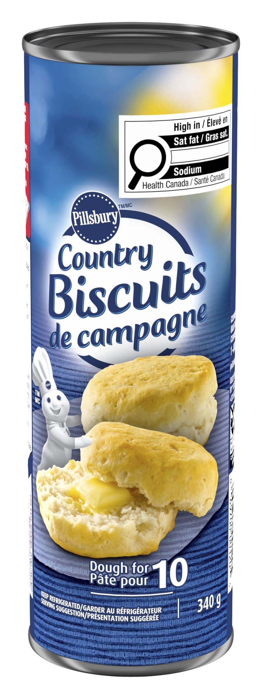 Pillsbury Country Biscuits Dough (340 g, 10 ct)
