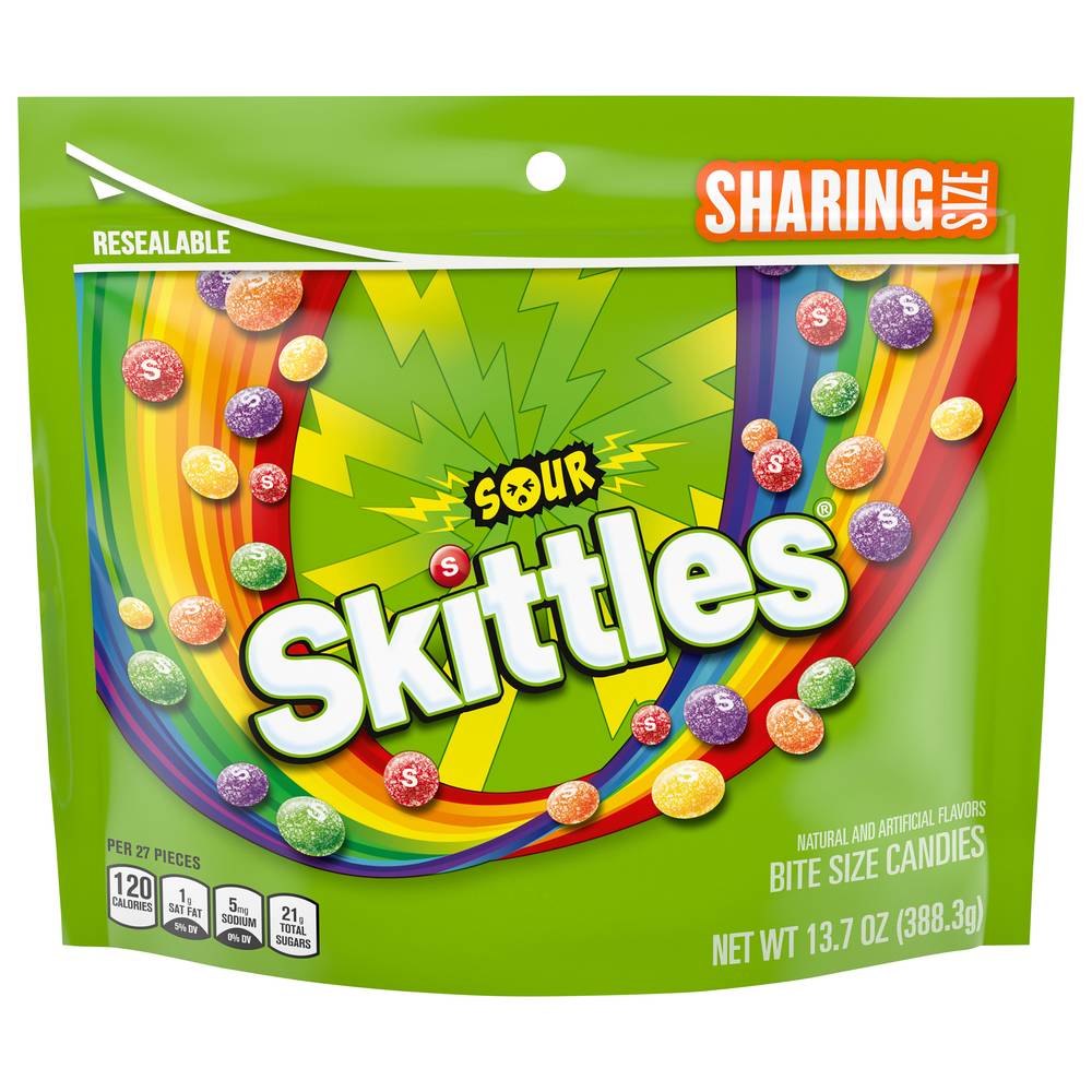 Skittles Mars Chewy Sours Sharing Candies (13.7 oz)