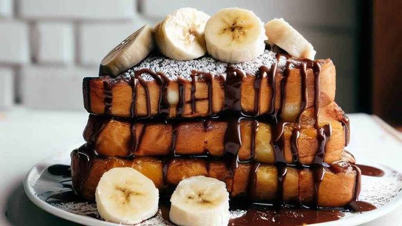 Chocolate Banana French Toast