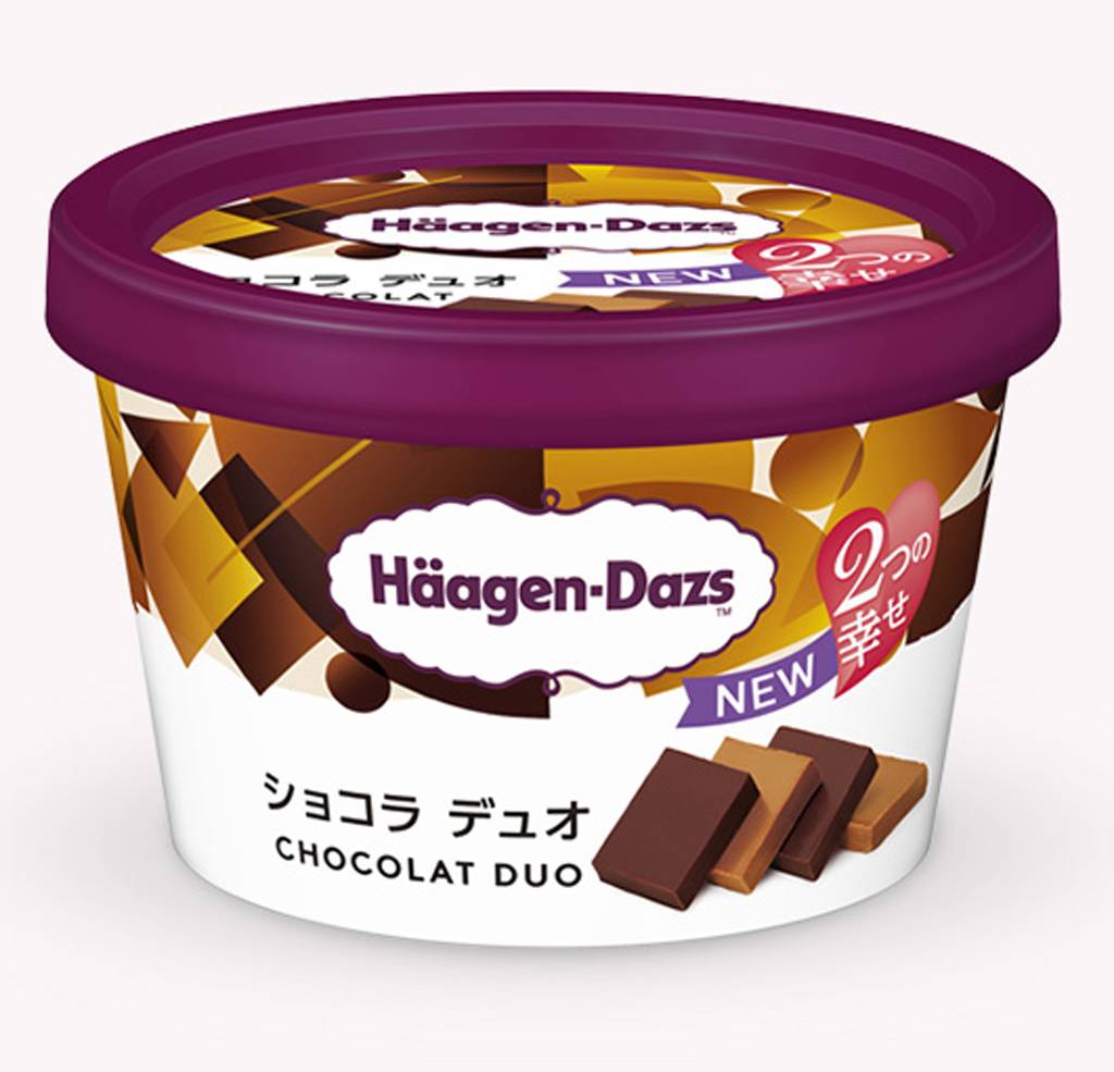 ハーゲンダッツ ミニカップ - ショコラ デュオ (110mL)
