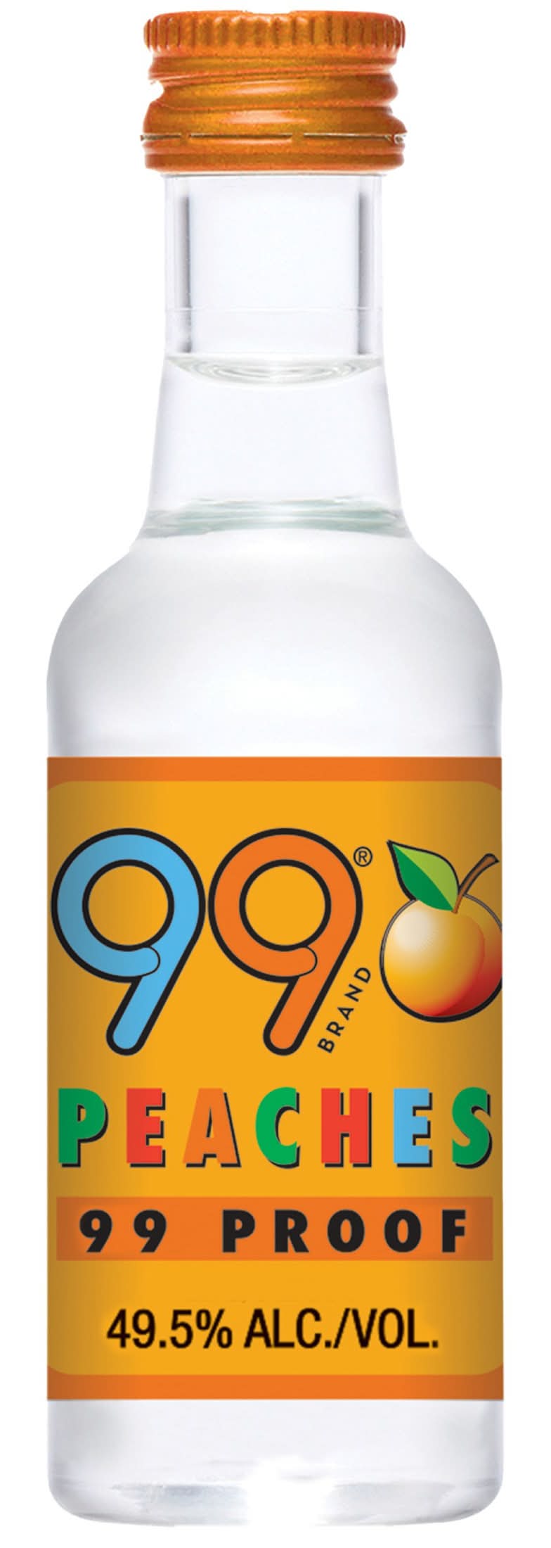 99 Brand Fruit Liqueur, Peaches (1.76 oz)