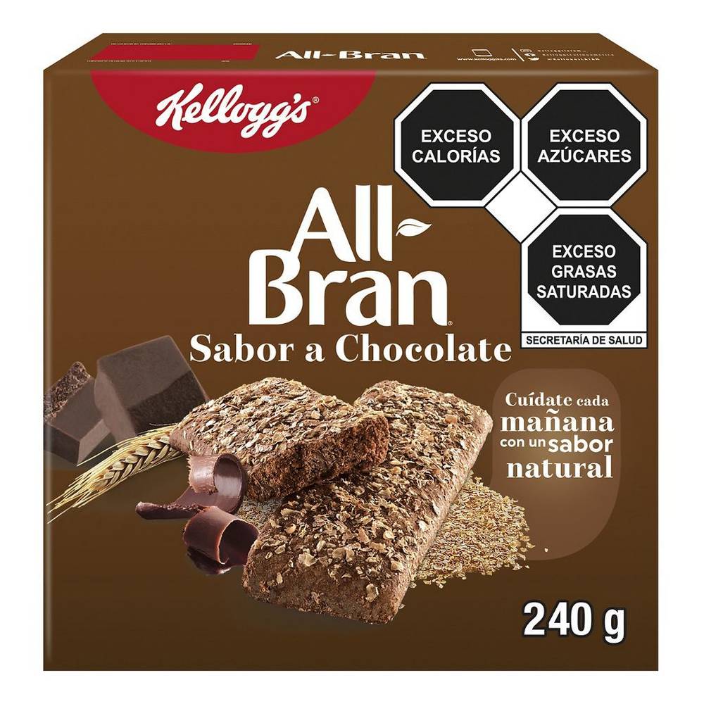 All-bran barras de salvado de trigo (6 un) (chocolate)