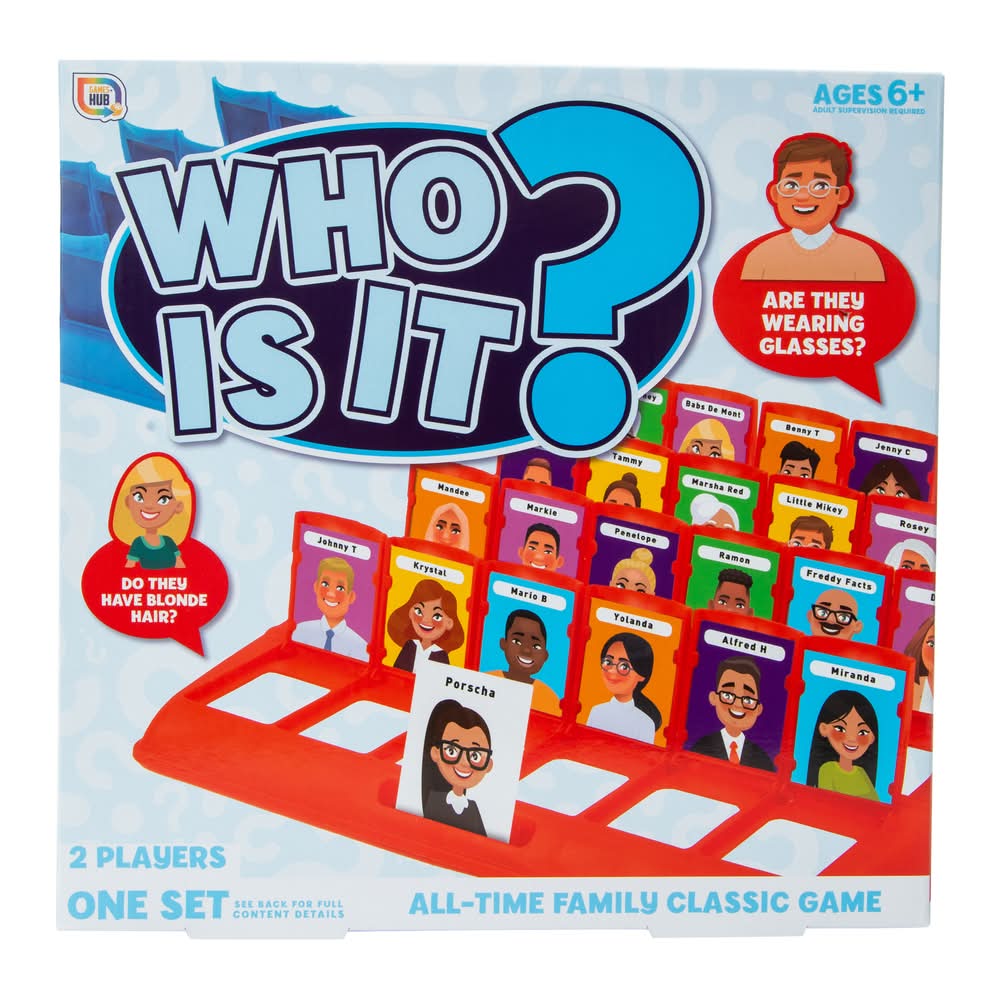 five below Who Is It? Board Game 6+ Years