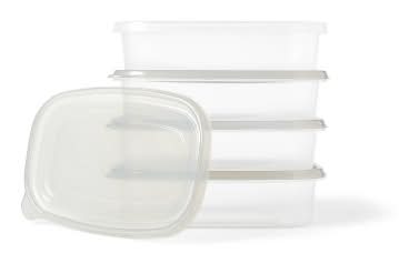 Dealworthy Food Storage Containers, Medium (4 ct)