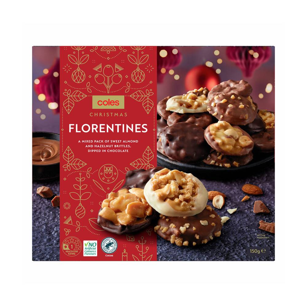 Coles Christmas Florentines (150g)