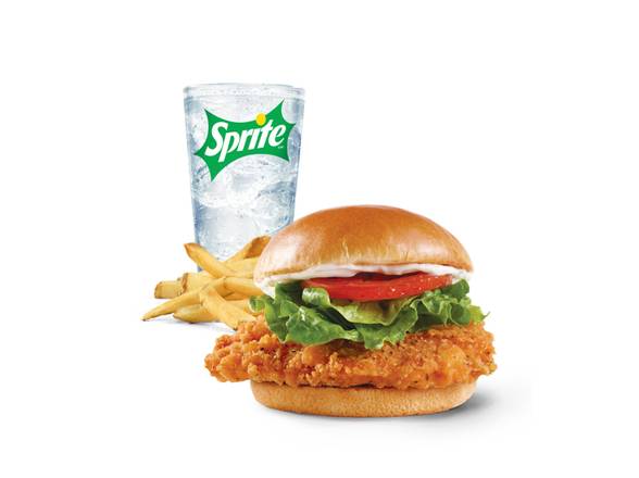 Combo Sandwich De Poulet Épicé / Spicy Chicken Sandwich Combo