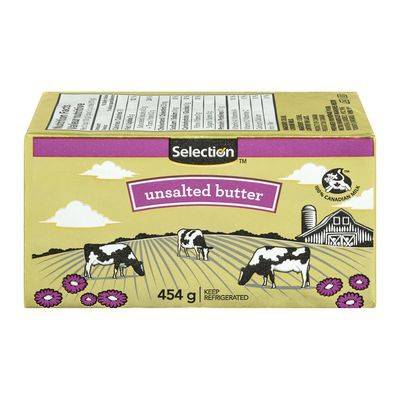 Selection beurre non salé  - unsalted butter