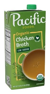Pacific Foods Organic Gluten Free Low Sodium Range Broth, Chicken (32 oz)