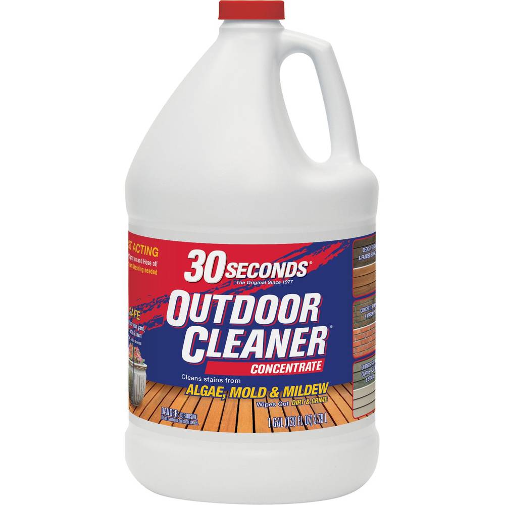 30 SECONDS 1-Gallon Mold and Mildew Stain Remover Concentrated Outdoor Cleaner | 1G30S