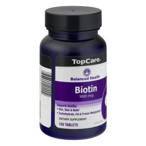 Topcare Biotin Tablets (100 ct)