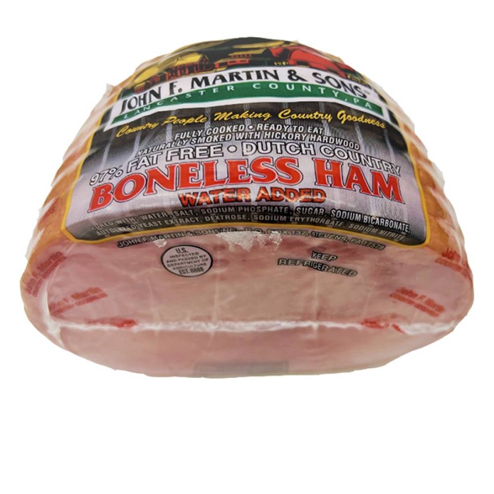 John F Martin and Sons Boneless Ham Half