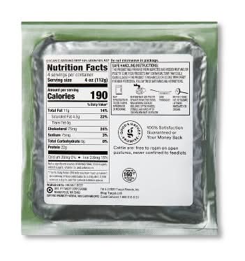 Fresh Organic 100% Grassfed 90/10 Ground Beef - 1lb - Good & Gather™