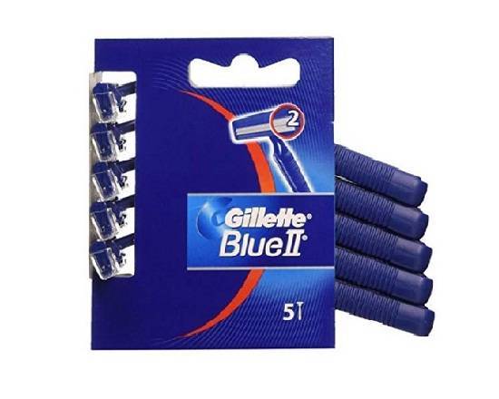 Gillette Blue II Disposable Razor - 5 Razers