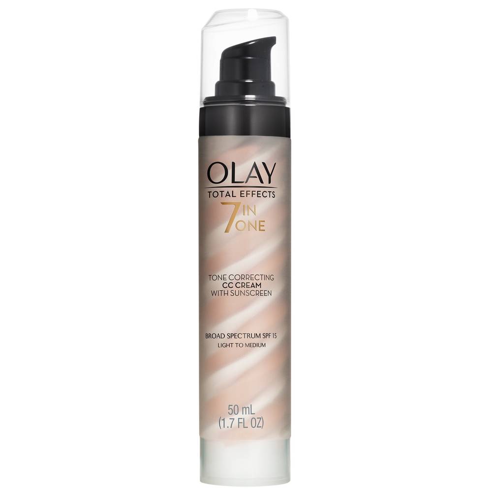 Olay Total Effectstone Correcting Cc Cream With Spf 15 Light To Medium
