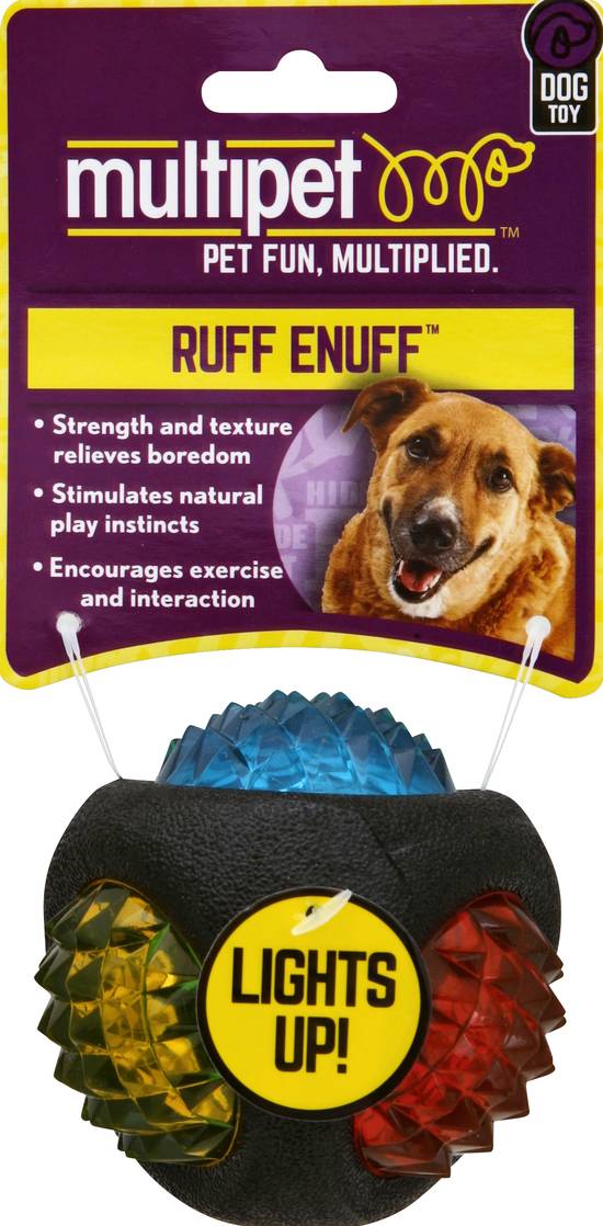 Multipet Diamond Dental Ball Pet Toy (1 toy)