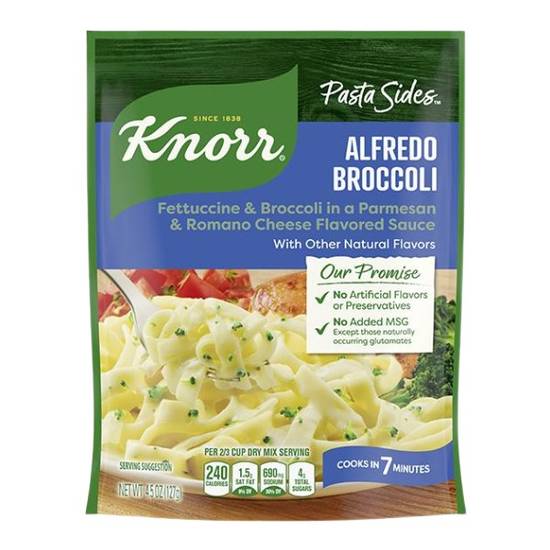 Knorr Pasta Sides Alfredo Broccoli Fettuccini